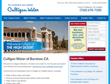 Tablet Screenshot of culliganhighdesert.com